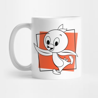 Orange Bird Mug